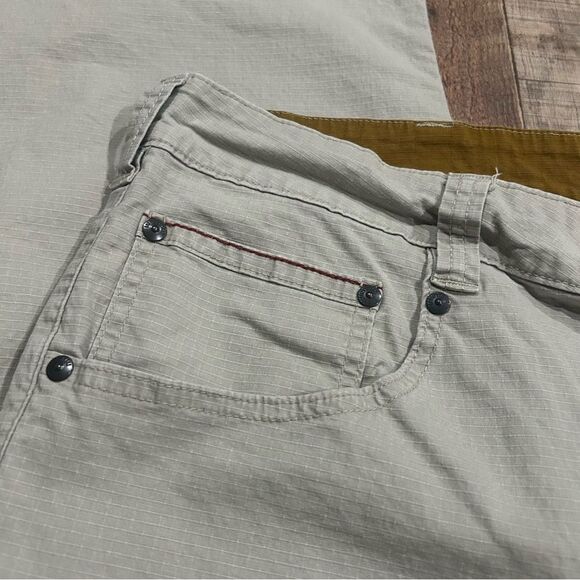 Brothers/Sons Men’s 44x34 Ripstop Cotton Pants Khaki Casual Outdoor Workwear - Picture 3 of 9